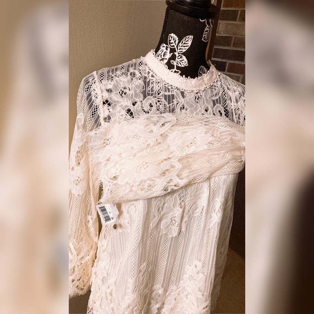 OPHELIA ROE Lace Boho Blouse - Picture 4 of 9